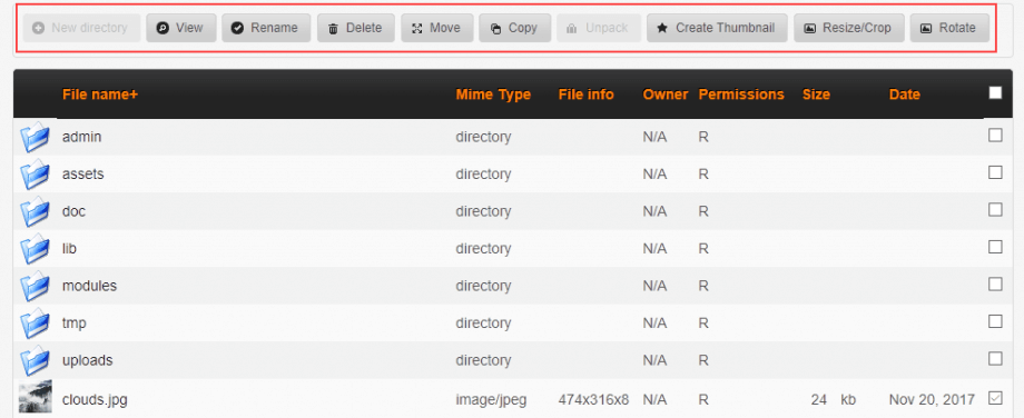 How to use the CMS Made Simple File Manager - HostPapa Knowledge Base