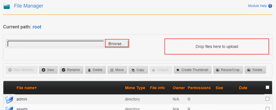 How to use the CMS Made Simple File Manager - HostPapa Knowledge Base