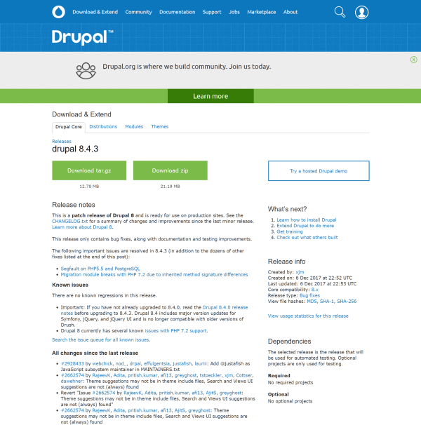 Drupal website