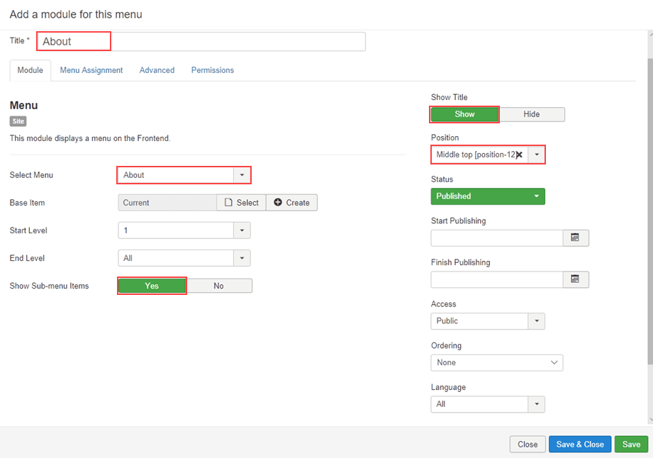 How to add a new menu item in Joomla! - HostPapa Knowledge Base