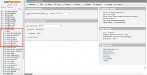 How to delete a table in a database (phpMyAdmin)