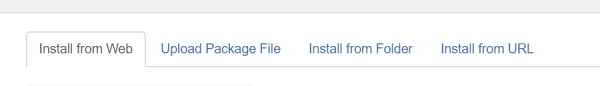 Installation options