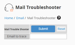 Mail troubleshooter whm