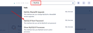 Change your MySQL root password in WHM