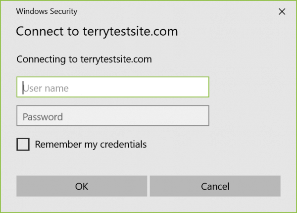 Security credentials