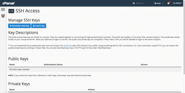 SSh Access