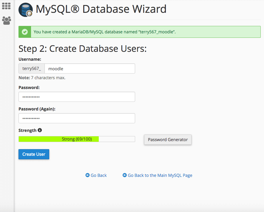 Moodle in English: Databases: Database model