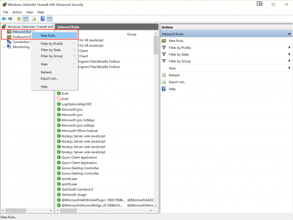 Windows Firewall