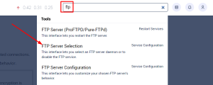 How to change FTP servers in WHM