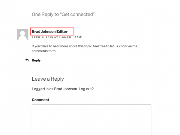 Comment form