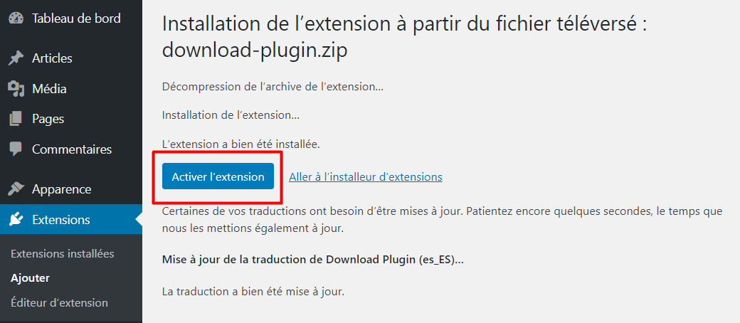 Installing Plugin 8