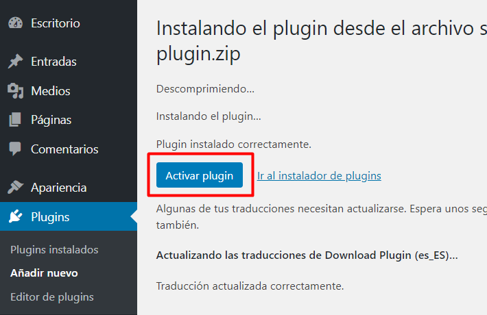 installing plugins 8
