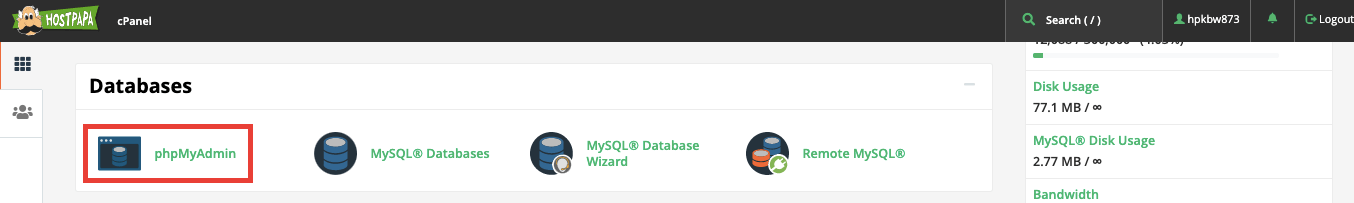 How to use phpMyAdmin to copy a database table