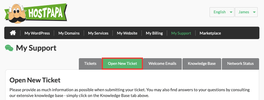 open-new-ticket