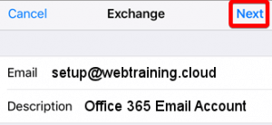 how to set up microsoft 365 email on iphone
