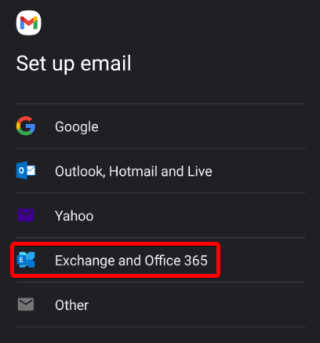 How to set up Microsoft 365 email on an Android device