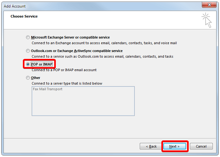 How do I set up my Google Workspace email using Microsoft Outlook?