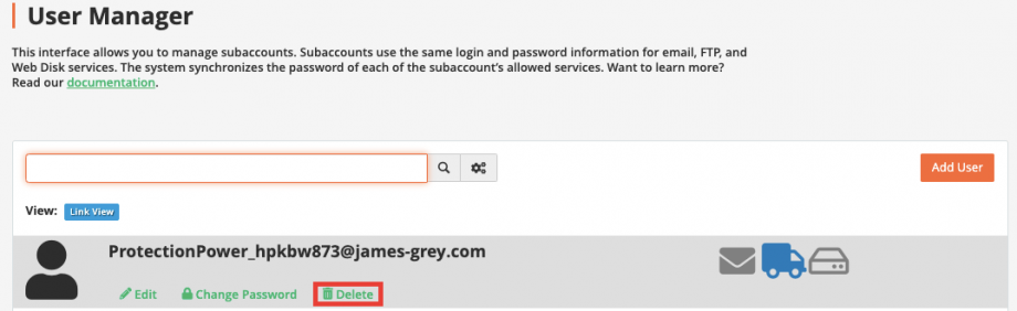 How to use cPanel’s User Manager | HostPapa Support