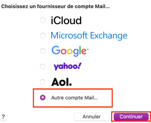 Comment mettre en place votre messagerie HostPapa Novice ou Avancé dans Apple Mail pour Mac 2