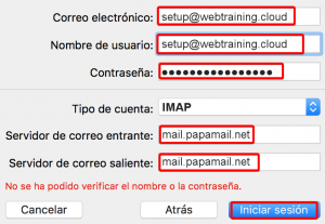 Cómo configurar el correo electrónico Básico/Avanzado de HostPapa en Apple Mail para Mac 1 4