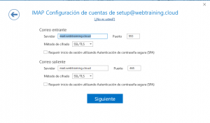 Cómo configurar el correo electrónico de cPanel en Outlook 2016 5