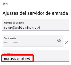 Cómo configurar el correo electrónico Básico o Avanzado de HostPapa en un dispositivo Android 4