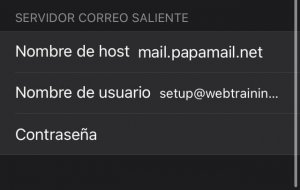 Cómo configurar un correo electrónico Básico o Avanzado de HostPapa en tu iPhone o iPad 8