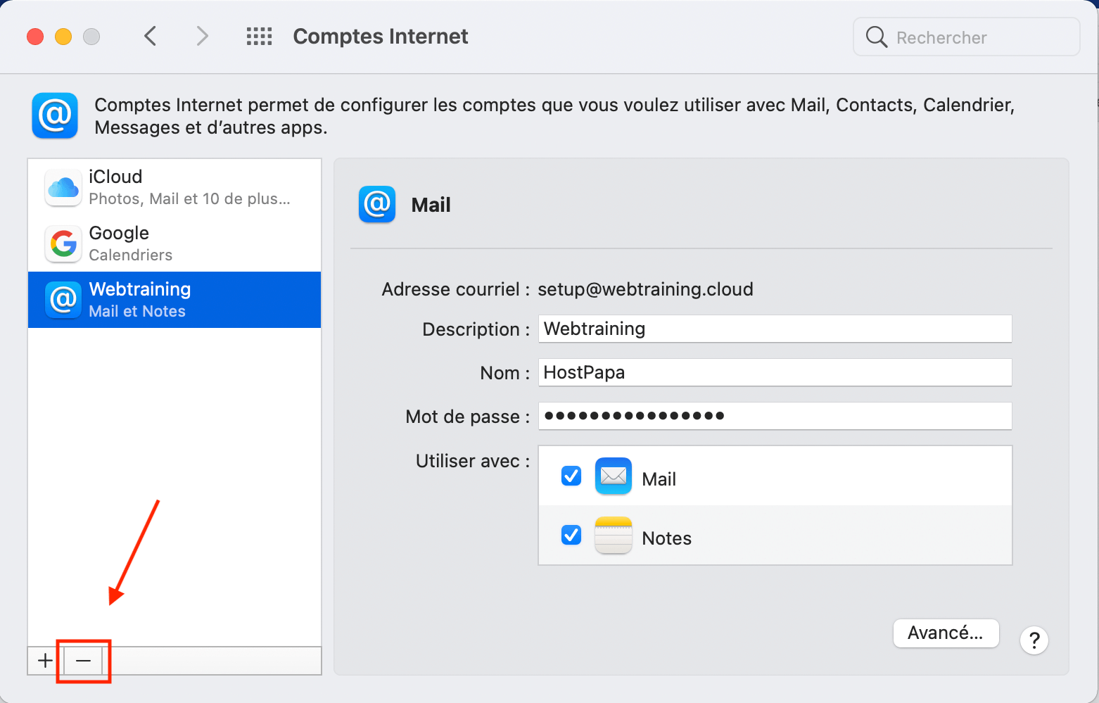 Comment changer un compte POP en IMAP dans Apple Mail 3