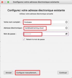 Comment mettre en place votre messagerie HostPapa Novice ou Avancé dans Thunderbird 4