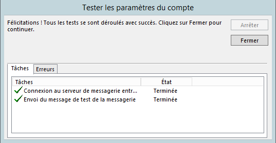 Comment mettre en place votre messagerie HostPapa Novice ou Avancé dans Outlook 2013 6