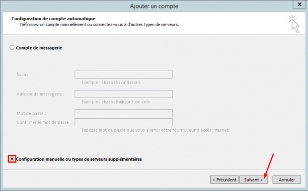 Comment mettre en place votre messagerie HostPapa Novice ou Avancé dans Outlook 2013