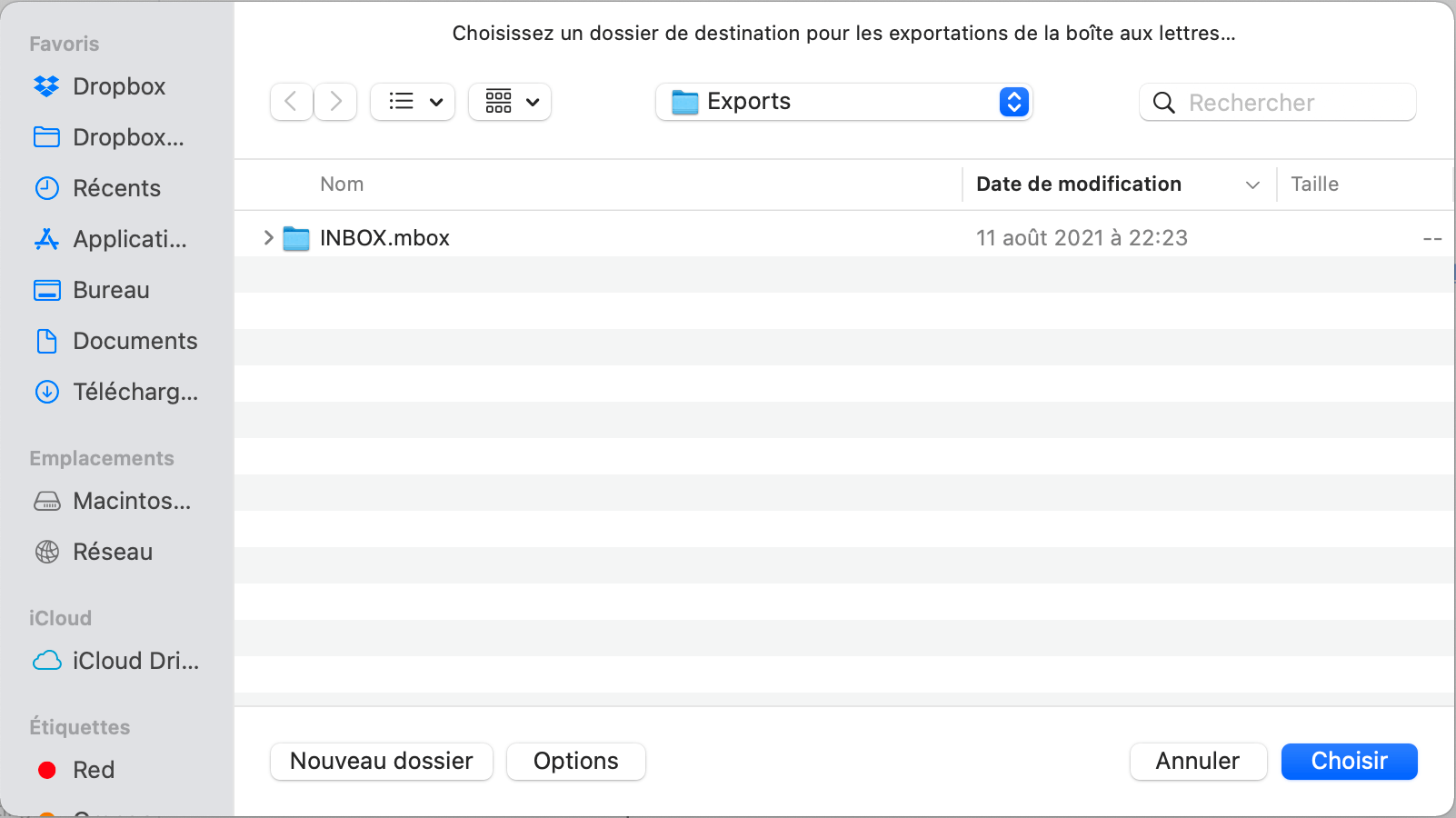 Comment changer un compte POP en IMAP dans Apple Mail 2