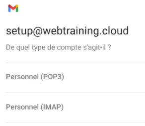 Comment mettre en place l'email HostPapa Novice ou Avancé sur un appareil Android 2