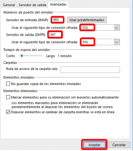 Cómo configurar el correo electrónico Básico o Avanzado de HostPapa en Outlook 2013 4