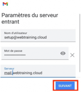 Comment mettre en place l'email HostPapa Novice ou Avancé sur un appareil Android 3