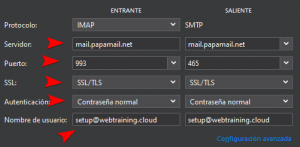 Cómo configurar el correo electrónico Básico o Avanzado de HostPapa en Thunderbird 1