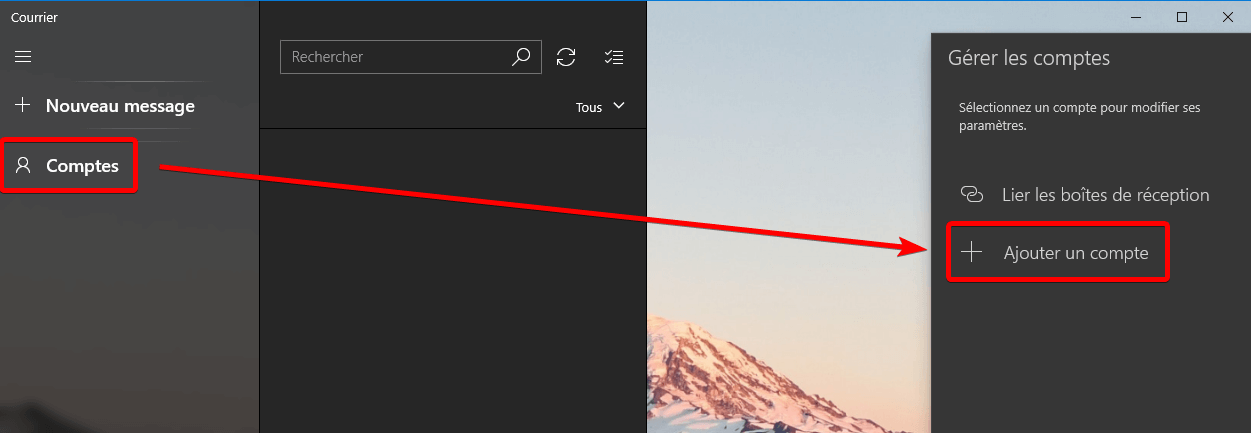 Comment configurer Microsoft 365 mail dans Windows 10 Courrier