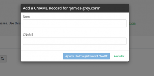 Comment créer un enregistrement CNAME 1