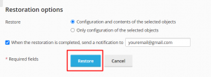 How to create and restore a backup in Plesk 6