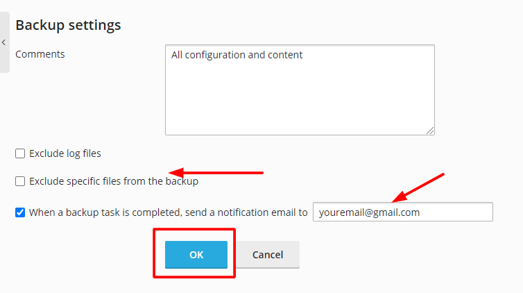 How to create and restore a backup in Plesk | HostPapa Support