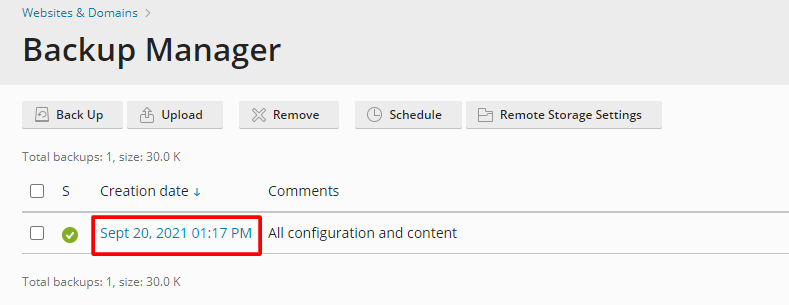 How to create and restore a backup in Plesk | HostPapa Support