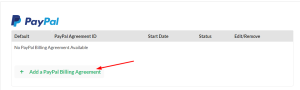 How to set up a PayPal billing agreement 1