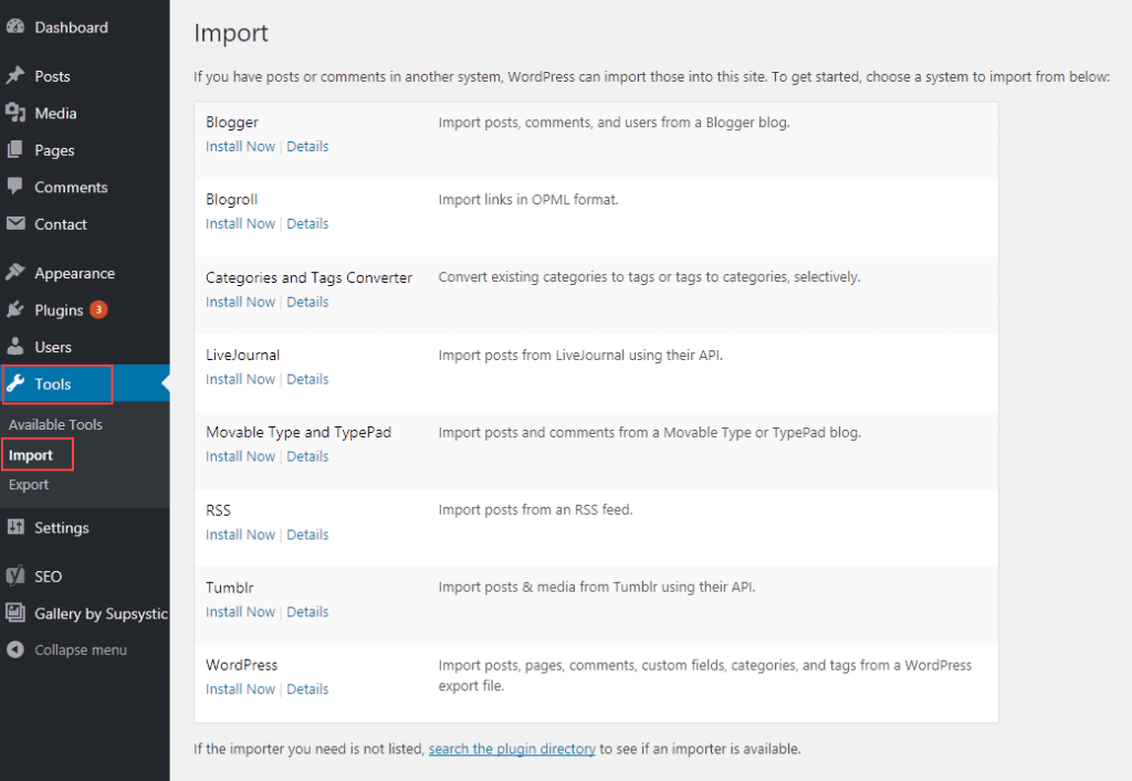 How to import content in WordPress - HostPapa Knowledge Base