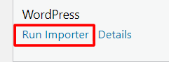 How to import content in WordPress 5