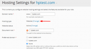 Plesk web hosting types 1
