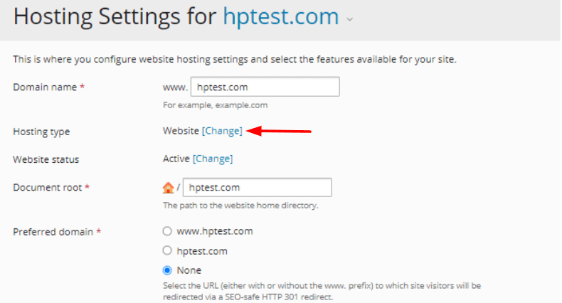 Plesk web hosting types - HostPapa Knowledge Base
