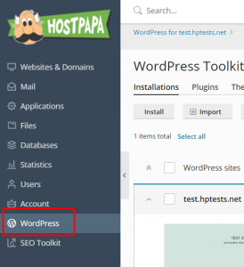 How to copy data from one WordPress website to another in Plesk