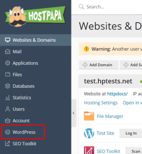 WordPress Core Checksum Verification in Plesk