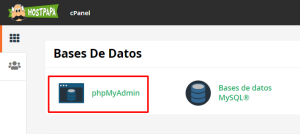 Cómo renombrar una tabla en phpMyAdmin