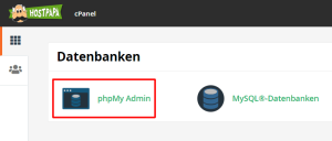 So können Sie in phpMyAdmin eine Tabelle umbenennen